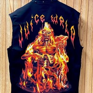 Juice WRLD The Abyss Rockstar Jean Vest